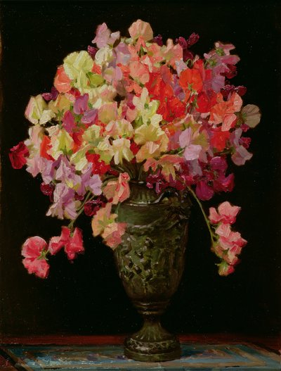 Sweetpeas, Summer Revelry, 1930 by Arthur Herbert Buckland
