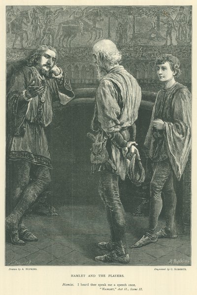 Illustration for Hamlet by Arthur Hopkins