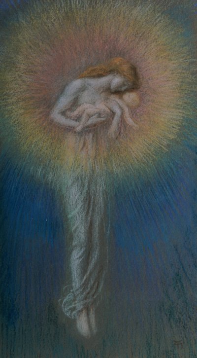 Motherhood by Arthur Hughes