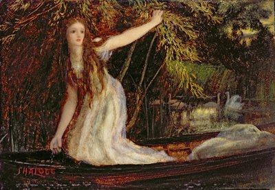 The Lady of Shalott by Arthur Hughes