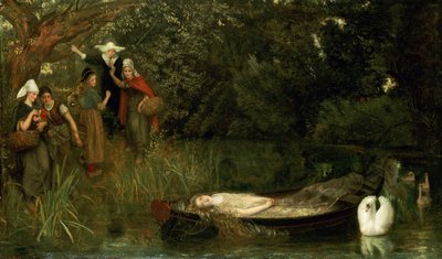 The Lady of Shalott by Arthur Hughes
