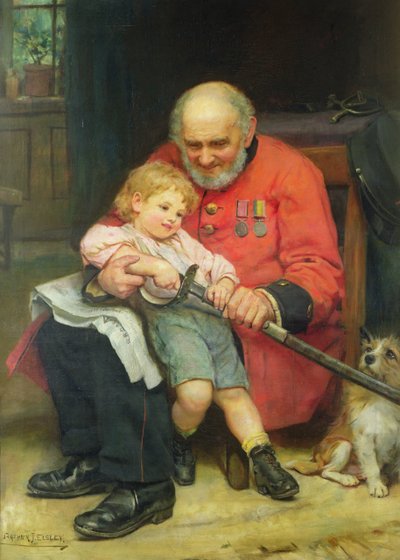 A Young Briton by Arthur John Elsley