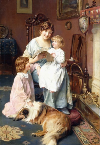 Bedtime Story by Arthur John Elsley