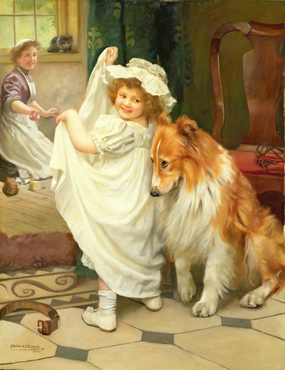 Before the Bath by Arthur John Elsley