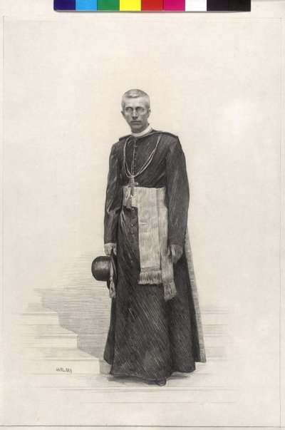 Canon Karoly Vezinger by Arthur Lajos Halmi