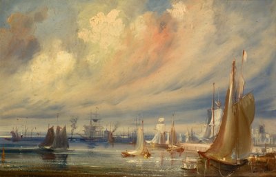 Dundee Docks from the Patent Slip by Arthur Lee