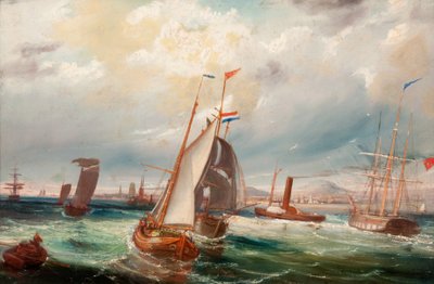 Dundee from the River by Arthur Lee