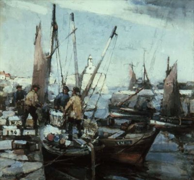 Harbour Scene by Arthur MacDonald