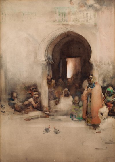 Cock Fight by Arthur Melville
