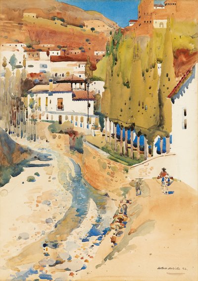 The Valley of the Darro (1893) by Arthur Melville