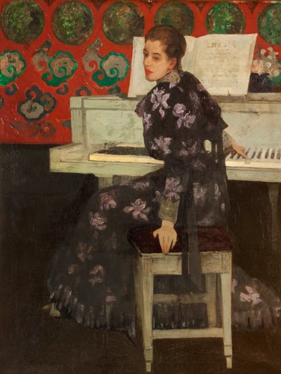 The White Piano by Arthur Melville