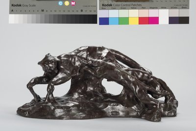 Dogs Catching Puma by Arthur Putnam