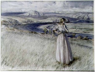 Bigbury Bay, Devon by Arthur Rackham