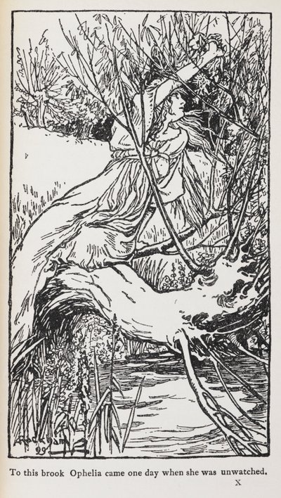 Illustration from Hamlet by Arthur Rackham