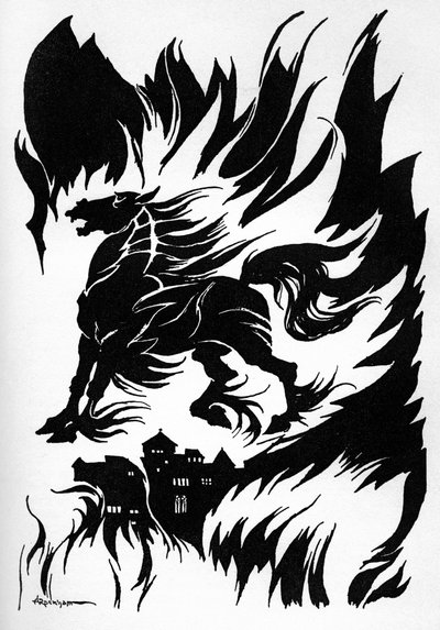 Metzengerstein by Arthur Rackham