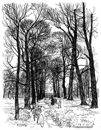 Peter Pan in Kensington Gardens by Arthur Rackham