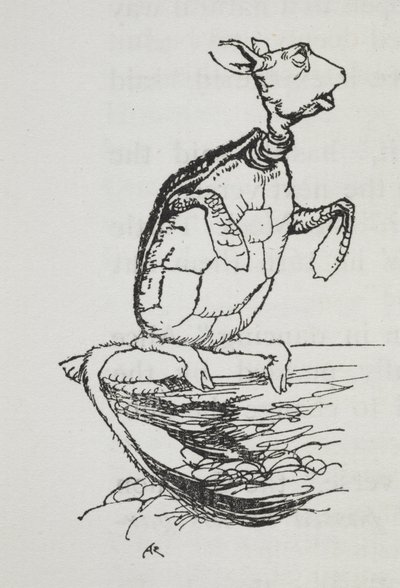 The Mock Turtle by Arthur Rackham