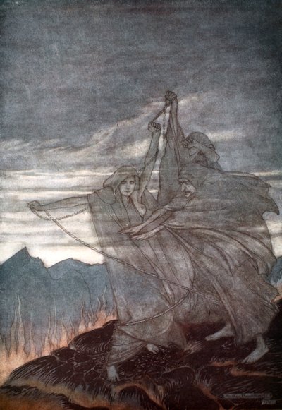 The Norns Vanish by Arthur Rackham
