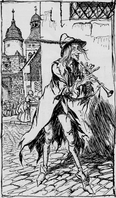 The Pied Piper of Hamelin by Arthur Rackham