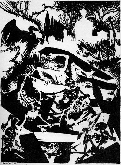 The Premature Burial by Arthur Rackham