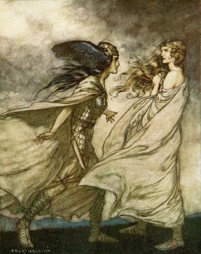 The Twilight of the Gods by Arthur Rackham