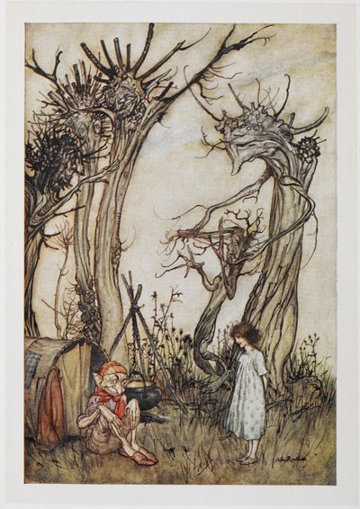 The man in the wilderness by Arthur Rackham