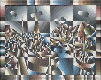Harbour Picture, 1921 by Arthur Segal