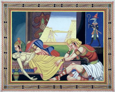 The Seventh Plague of Egypt by Arthur Szyk