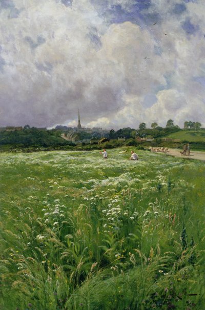 Haymaking by Arthur Walker Redgate