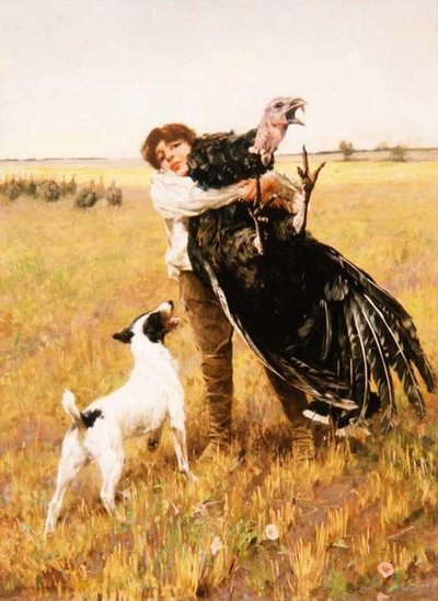 Got Him! by Arthur Wardle