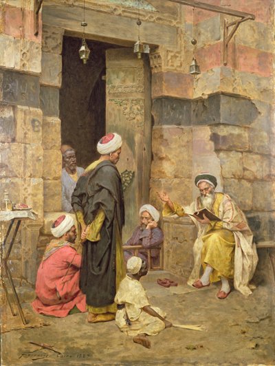 The Story Teller, Cairo by Arthur von Ferraris