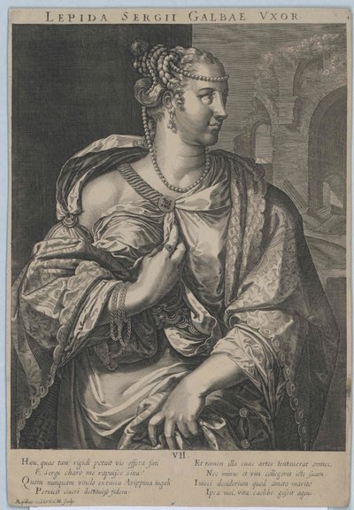 1st Century AD Aemilia Lepida by Artist Unknown