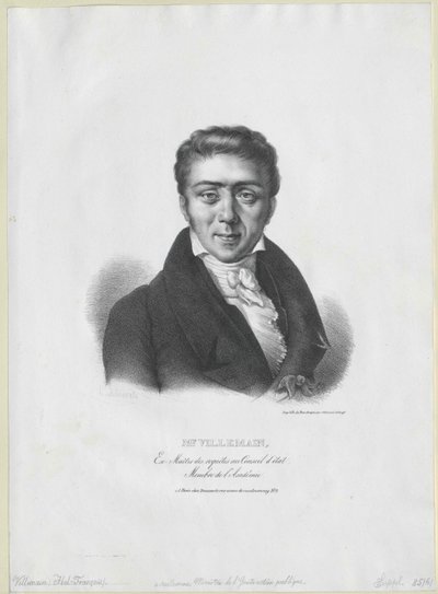 Abel-François Villemain by Artist Unknown