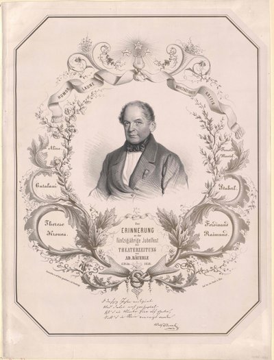 Adolf Baeuerle (print) by Artist Unknown