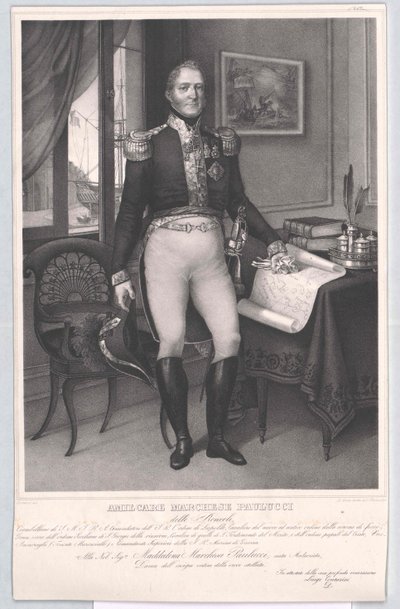 Marquis Amilcare Paulucci delle Roncole by Artist Unknown