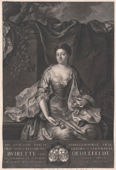 Anna Elisabeth Buirette-Oehlefeld by Artist Unknown