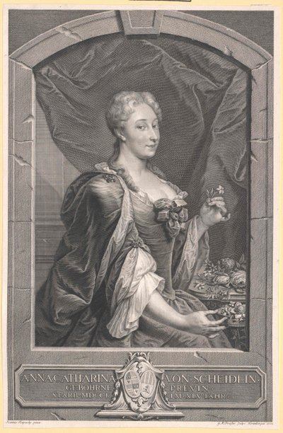 Anna Katharina von Scheidlin by Artist Unknown