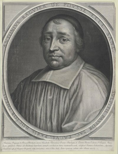 Antoine Raguier de Poussé (print) by Artist Unknown