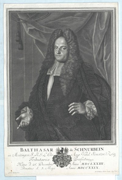 Balthazar Schnurbein von und zu Meitingen by Artist Unknown