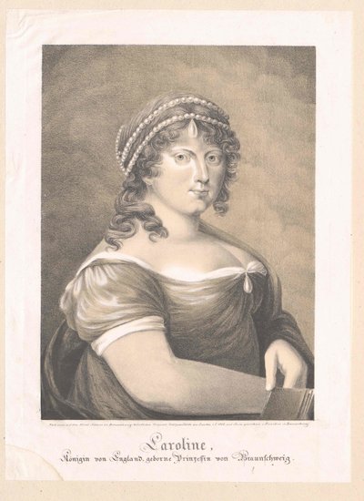 Caroline Amalie of Brunswick-Wolfenbuettel by Artist Unknown