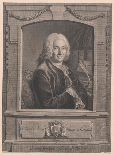 Charles-Jean-Francois Henault by Artist Unknown