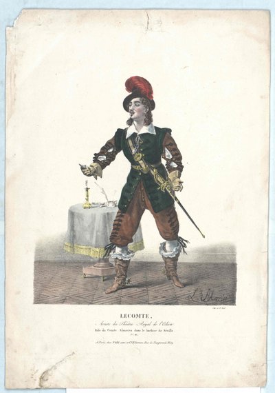 Charles Horace Badun Lecomte by Artist Unknown