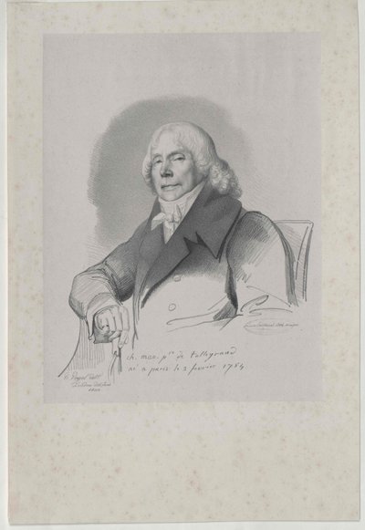 Charles Maurice Duke Talleyrand-Périgord by Artist Unknown