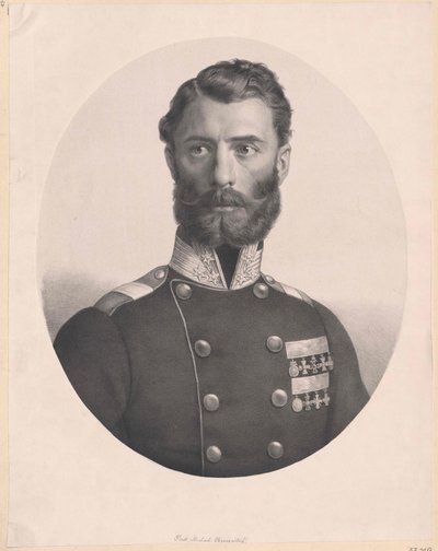 Count Michael Obrenovich of Serbia (print) by Artist Unknown