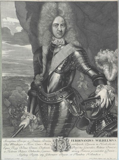 Duke Ferdinand Wilhelm of Wuerttemberg by Artist Unknown