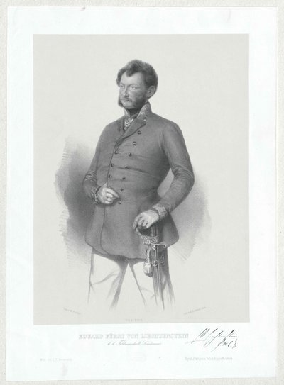 Eduard Count of Liechtenstein by Artist Unknown