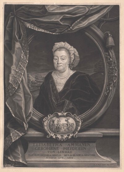 Elisabetha Heider by Artist Unknown