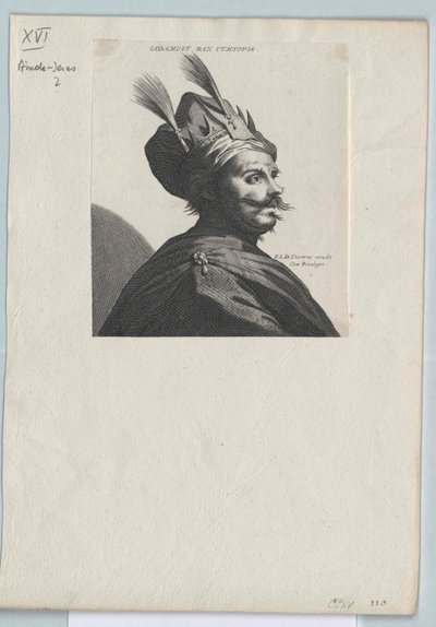 Emperor of Abyssinia Amda-Jesus (print) by Artist Unknown