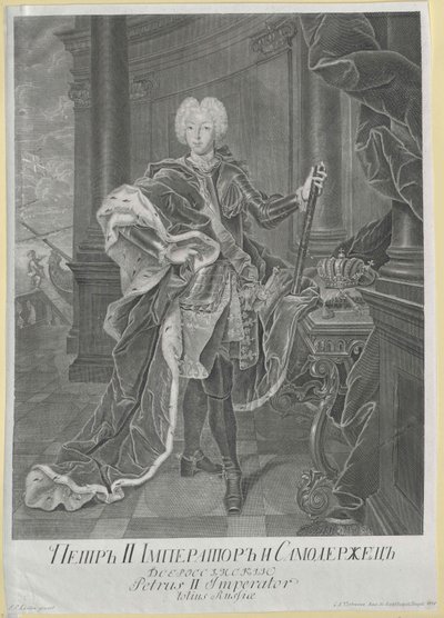 Emperor of Russia Peter II by Artist Unknown