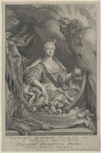 Empress Elisabeth of Russia by Artist Unknown